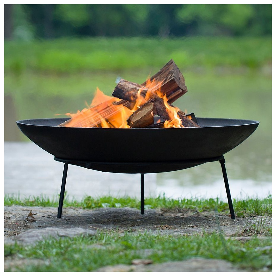 Чугунная чаша на металлической подставке PREMIUM C-серия (100)