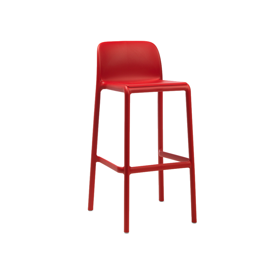 FARO, стул барный (rosso/красный)