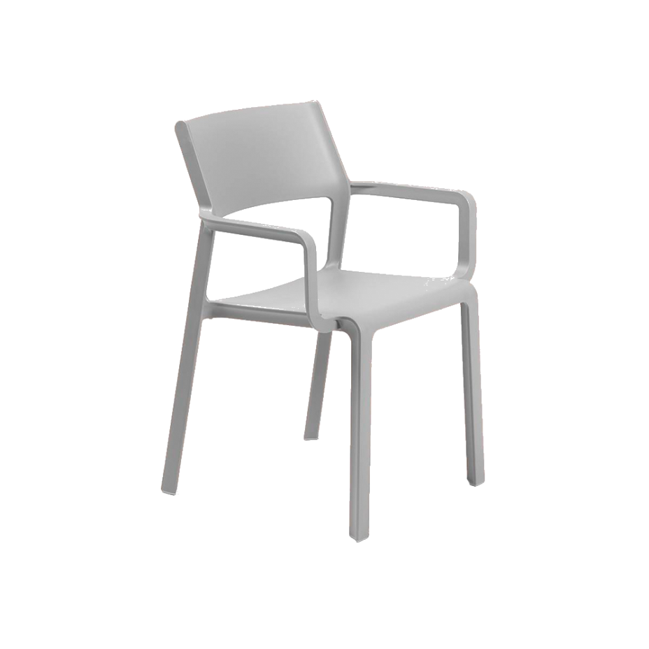 TRILL ARMCHAIR, кресло пластиковое (grigio/серый)