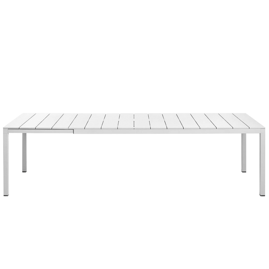 RIO ALU 210 EXTENSIBILE, стол металлический раздвижной 210 - 280 см (bianco/белый)
