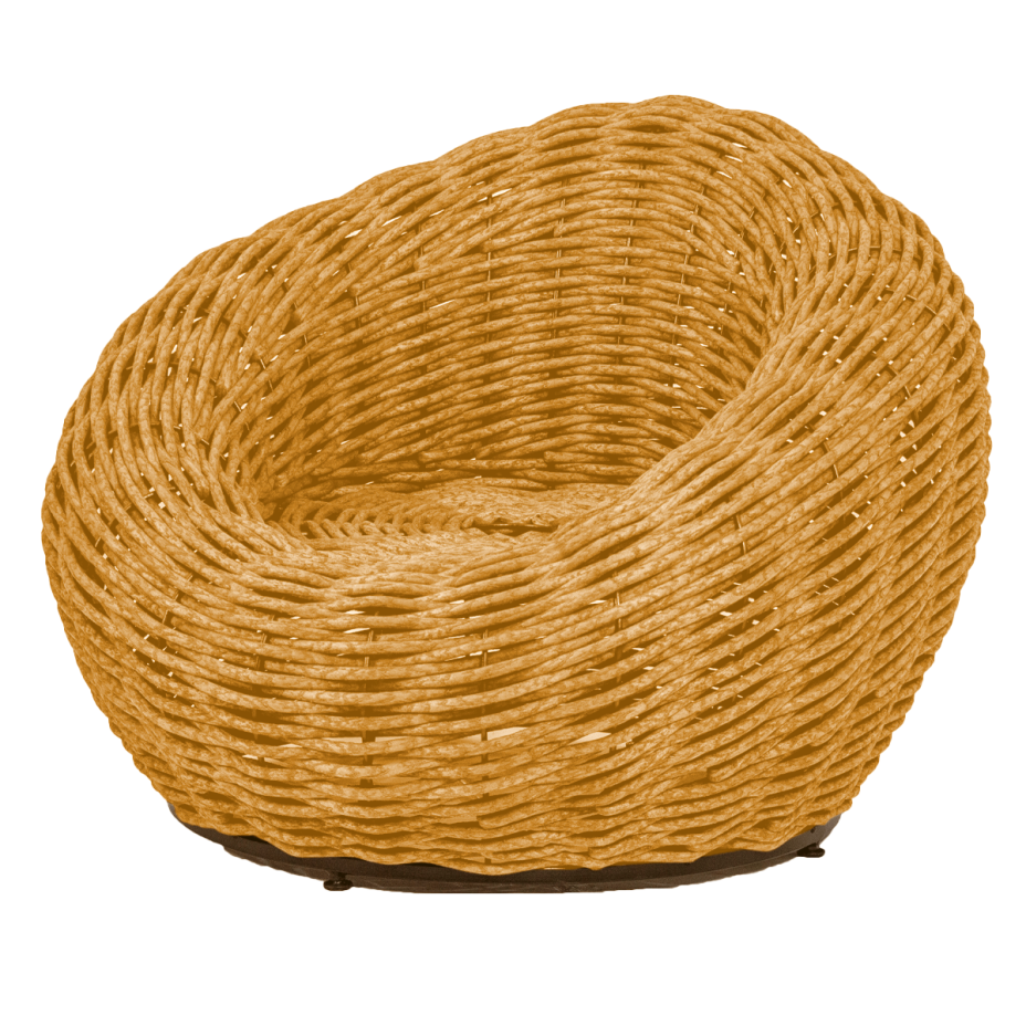 Кресло-гнездо плетеное DeckWOOD Nest (песочный)