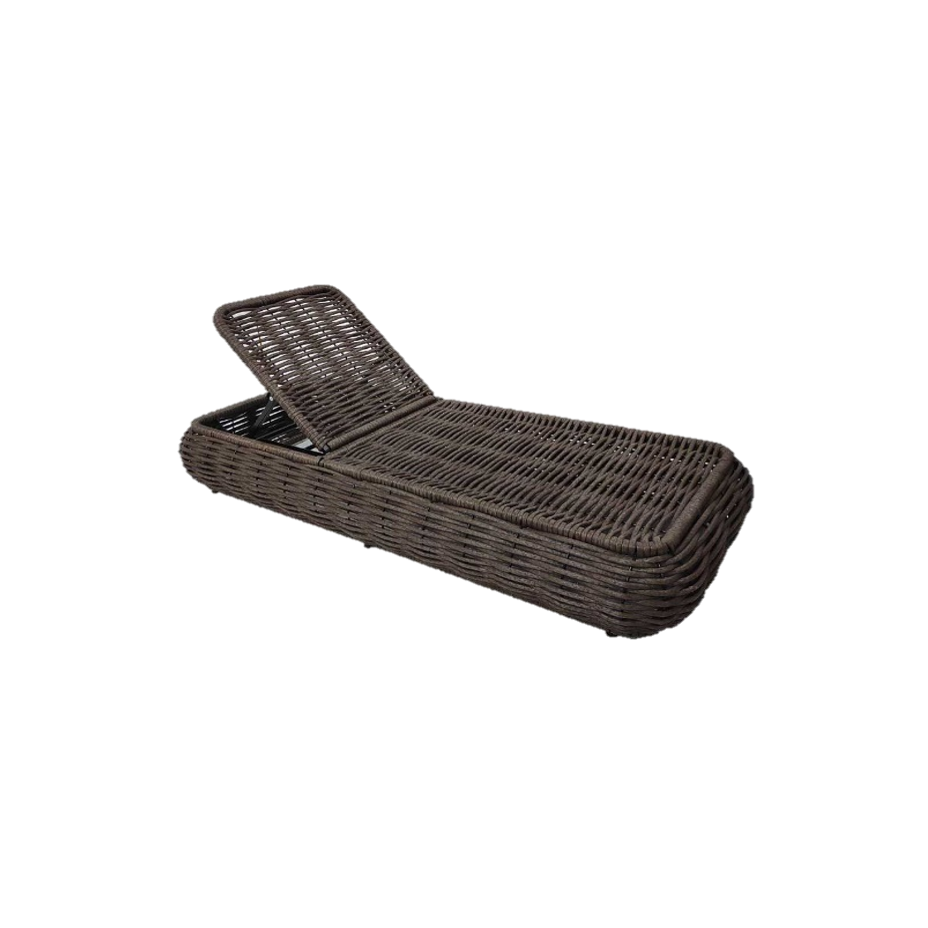 Шезлонг напольный DeckWOOD Sun pool (коричневый)