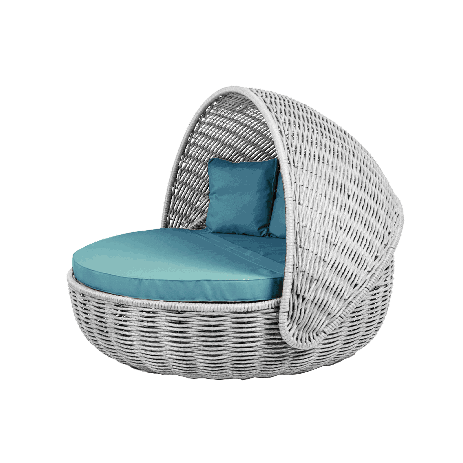 Беседка-кровать NestBed с откидным верхом DeckWOOD (белый)