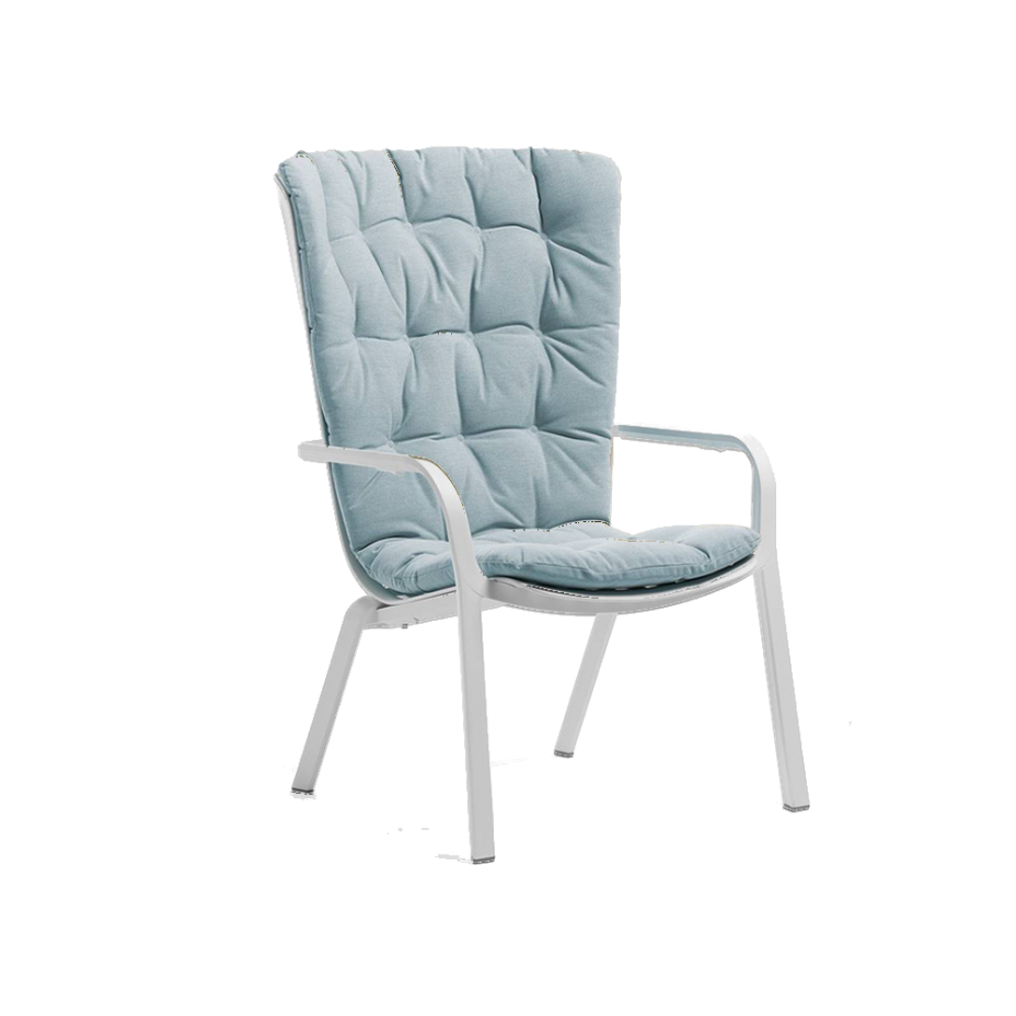 CUSCINO FOLIO COMFORT, подушка для кресла (arctic/голубая)
