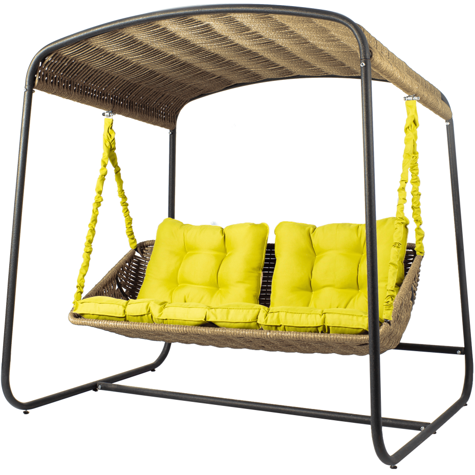 Диван подвесной со стойкой DeckWOOD Sky bed lite (песочный)