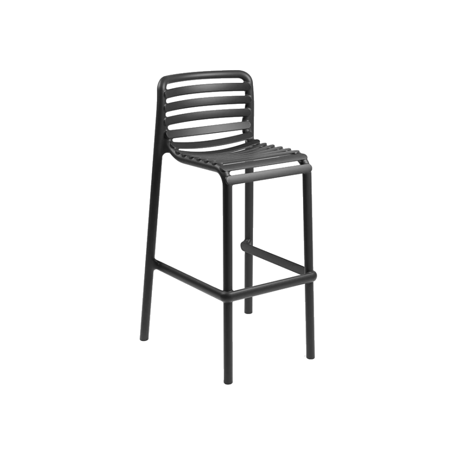 DOGA STOOL, стул барный пластиковый (antracite/антрацит)