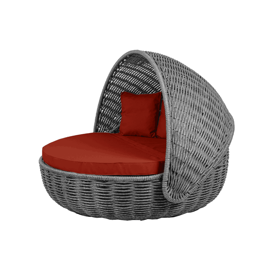 Беседка-кровать NestBed с откидным верхом DeckWOOD (серый)