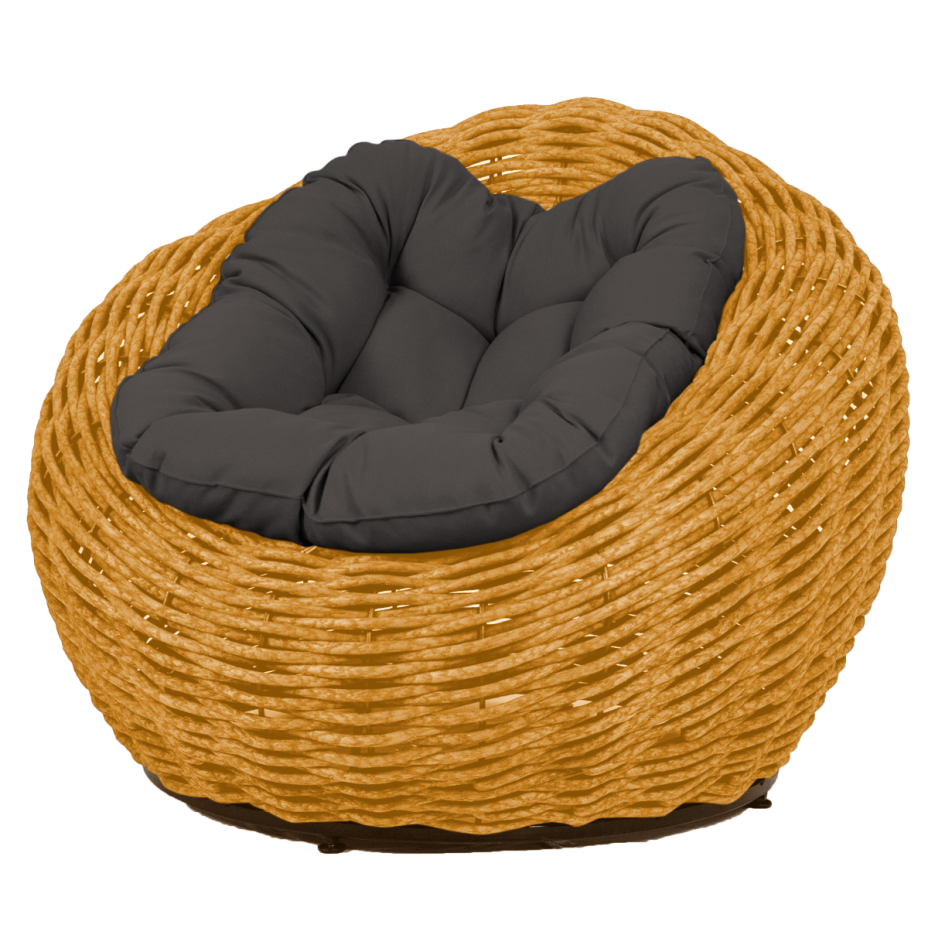 Кресло-гнездо плетеное DeckWOOD Nest (песочный)