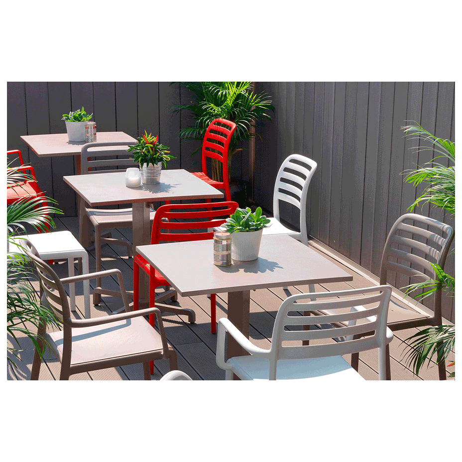 COSTA, кресло пластиковое (tortora/тортора)