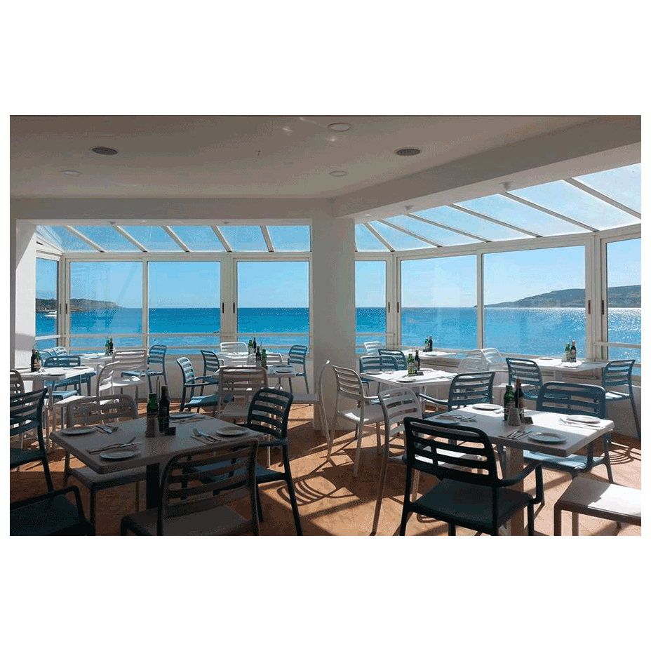 COSTA, кресло пластиковое (celeste/голубой)