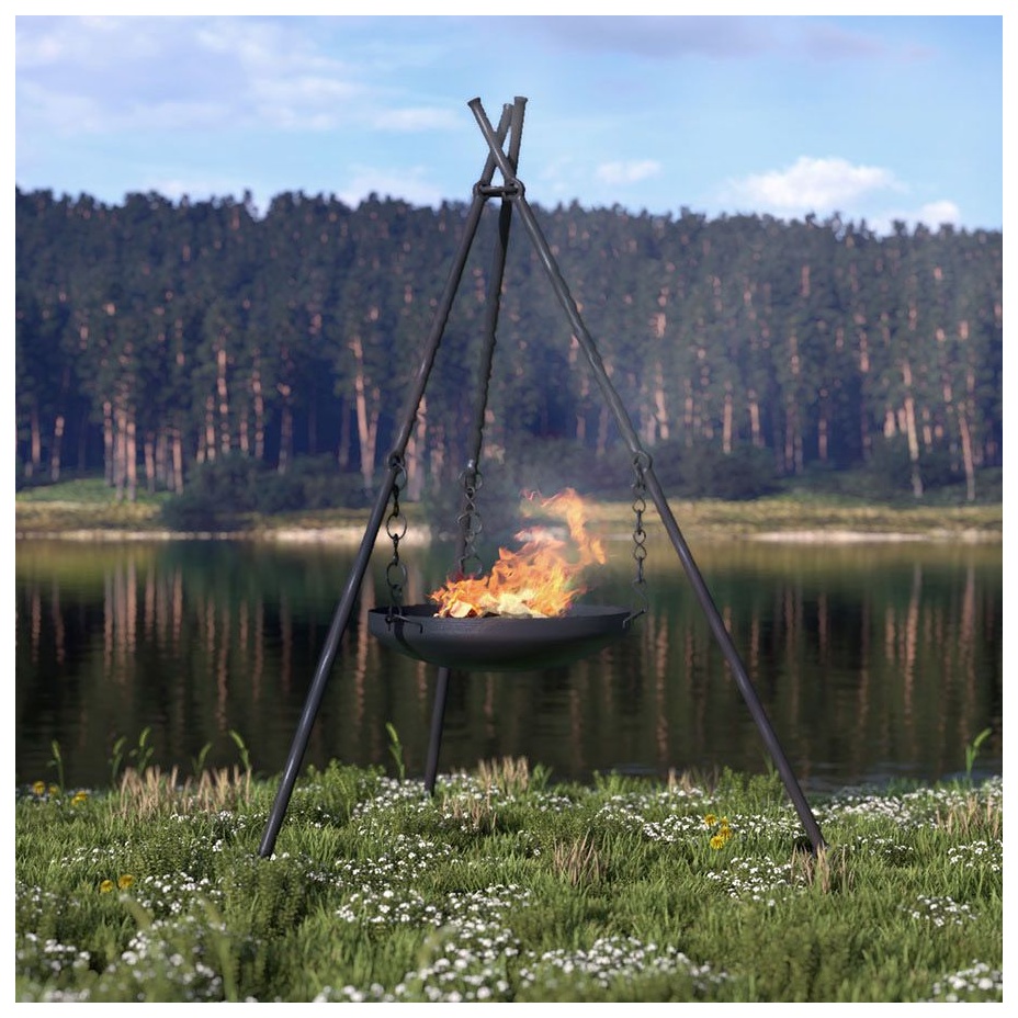 Чугунная чаша на треноге PREMIUM X-серия (100)