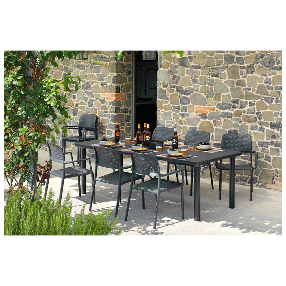 BORA, кресло пластиковое (antracite/антрацит)