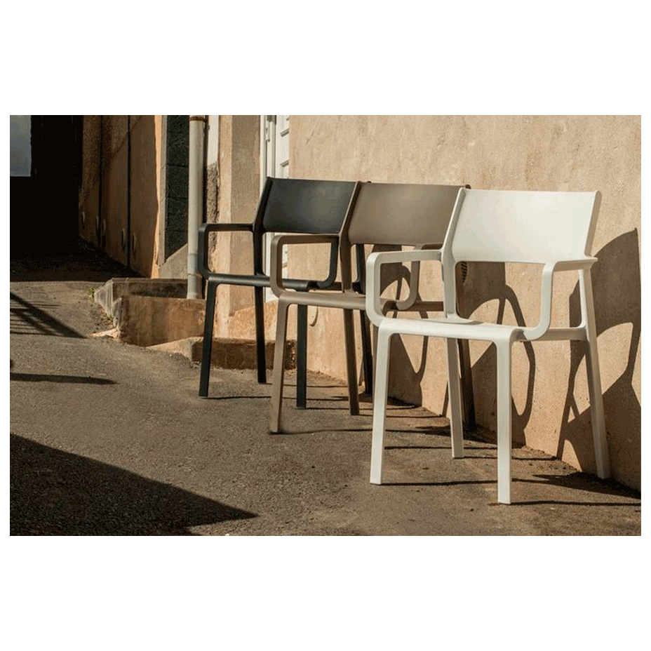 TRILL ARMCHAIR, кресло пластиковое (antracite/антрацит)