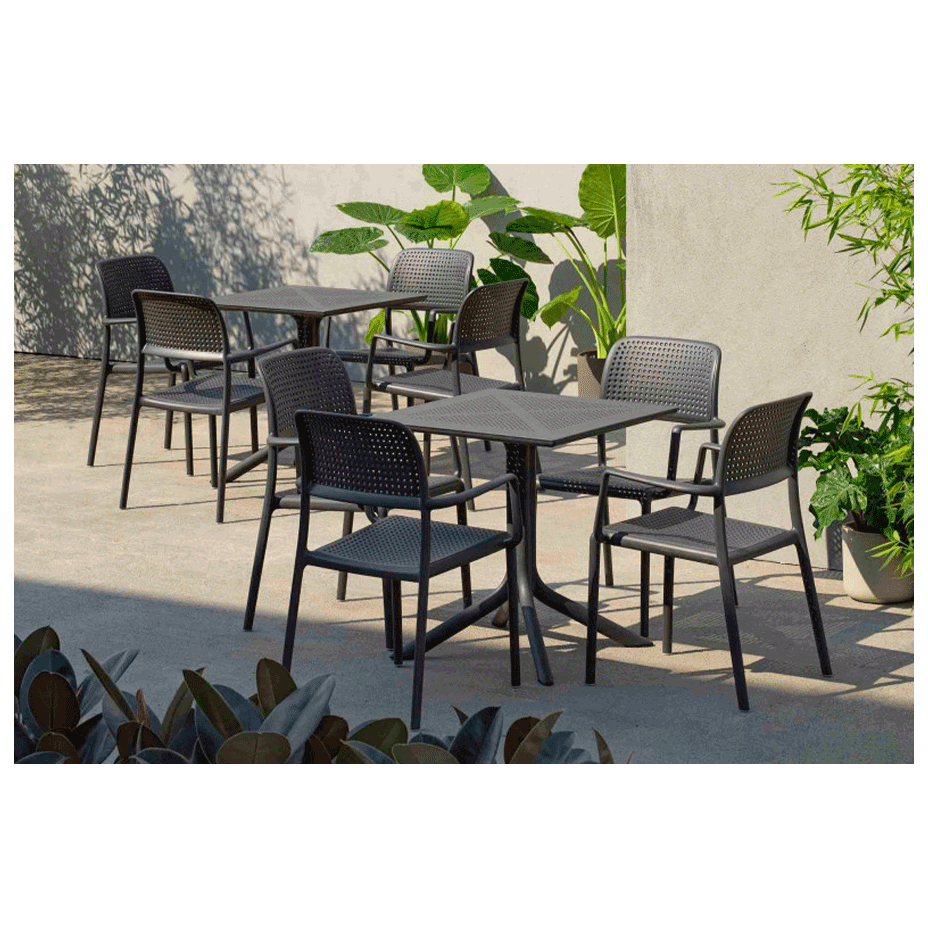 BORA, кресло пластиковое (antracite/антрацит)