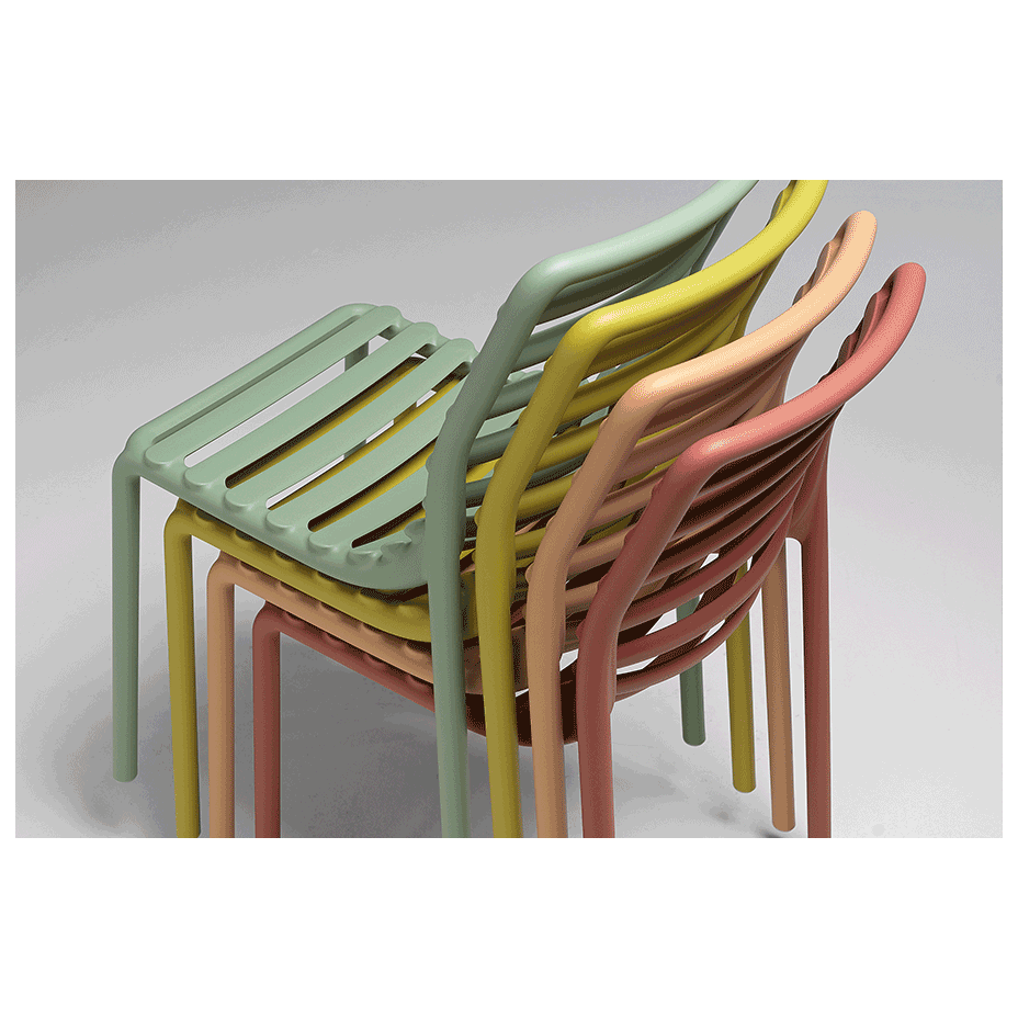 DOGA BRISTOT, стул пластиковый (marsala/марсала)