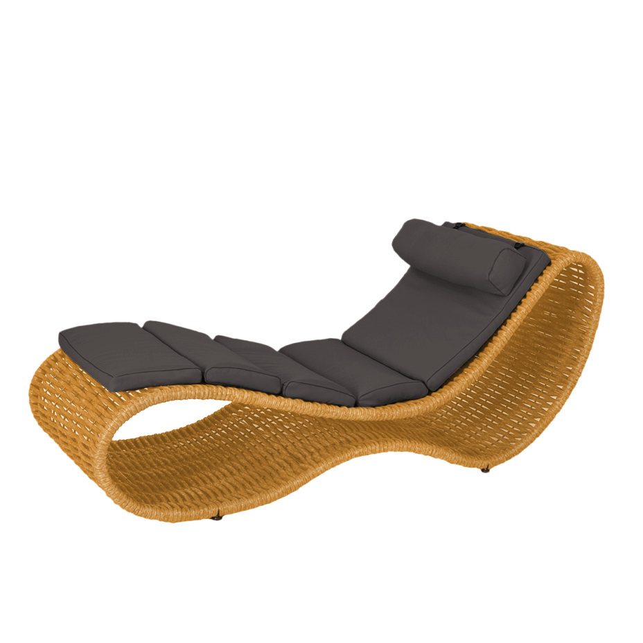 Шезлонг напольный DeckWOOD Wave pool (песочный)