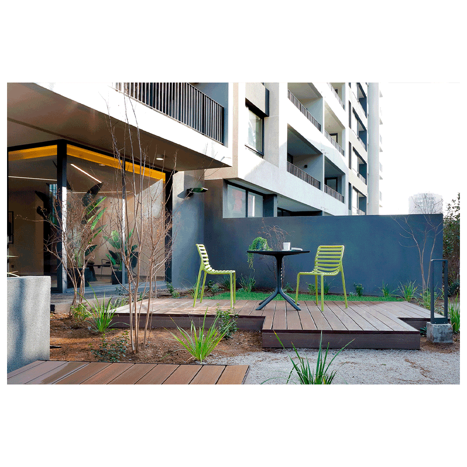 DOGA BRISTOT, стул пластиковый (pera/груша)