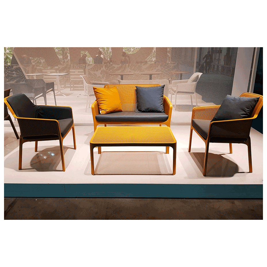 NET RELAX, лаунж-кресло (senape/горчица)