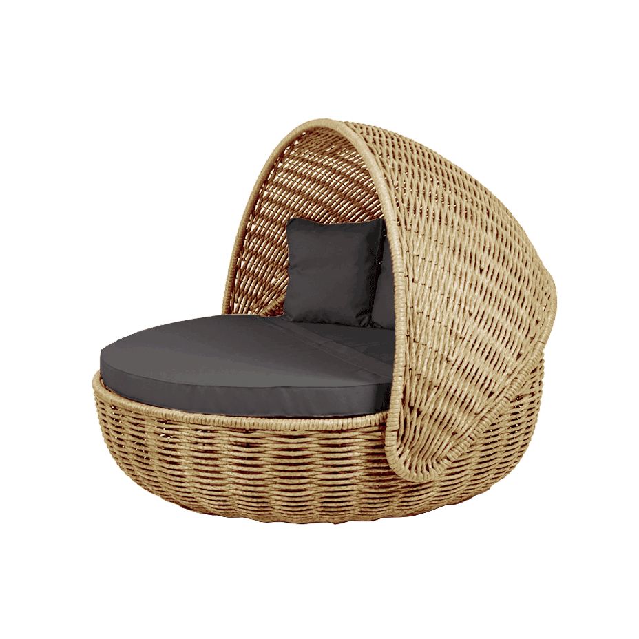 Беседка-кровать NestBed с откидным верхом DeckWOOD (песочный)