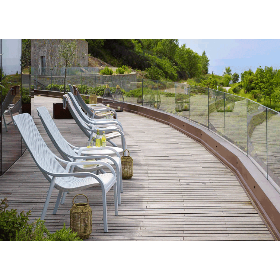 NET LOUNGE, лаунж-кресло пластиковое (bianco/белый)