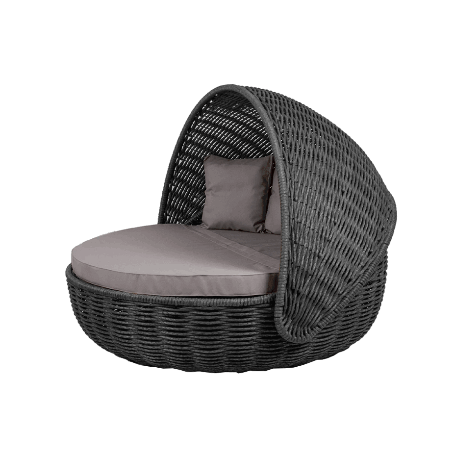 Беседка-кровать NestBed с откидным верхом DeckWOOD (черный)