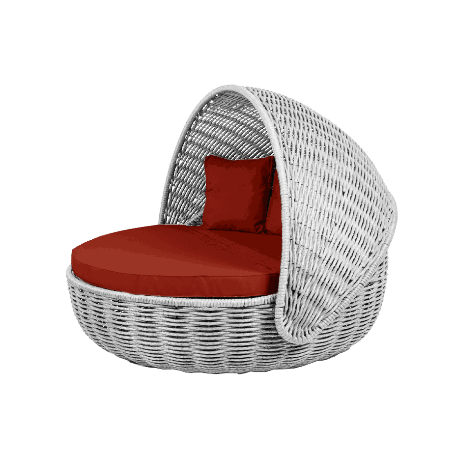 Беседка-кровать NestBed с откидным верхом DeckWOOD (белый)