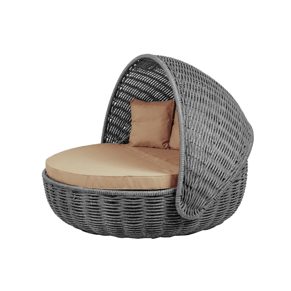 Беседка-кровать NestBed с откидным верхом DeckWOOD (серый)