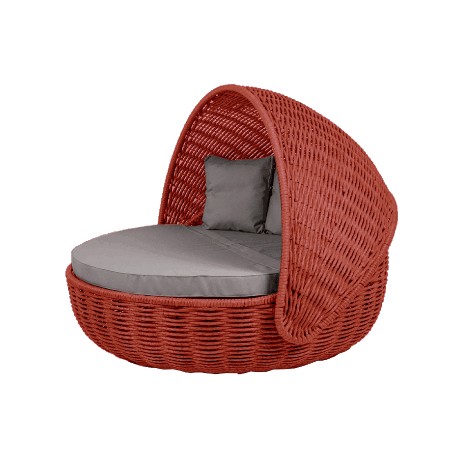 Беседка-кровать NestBed с откидным верхом DeckWOOD (красный)