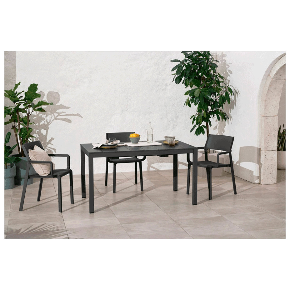 TRILL ARMCHAIR, кресло пластиковое (antracite/антрацит)