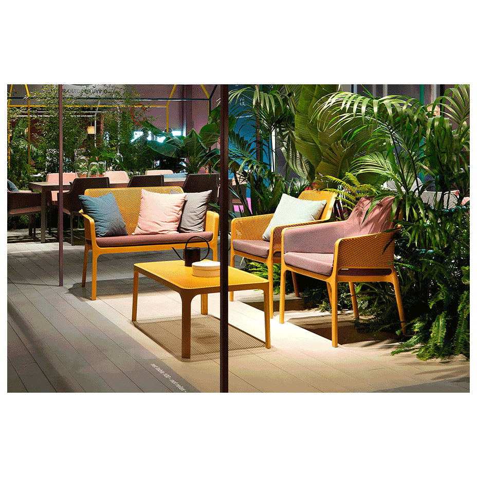 NET RELAX, лаунж-кресло (senape/горчица)