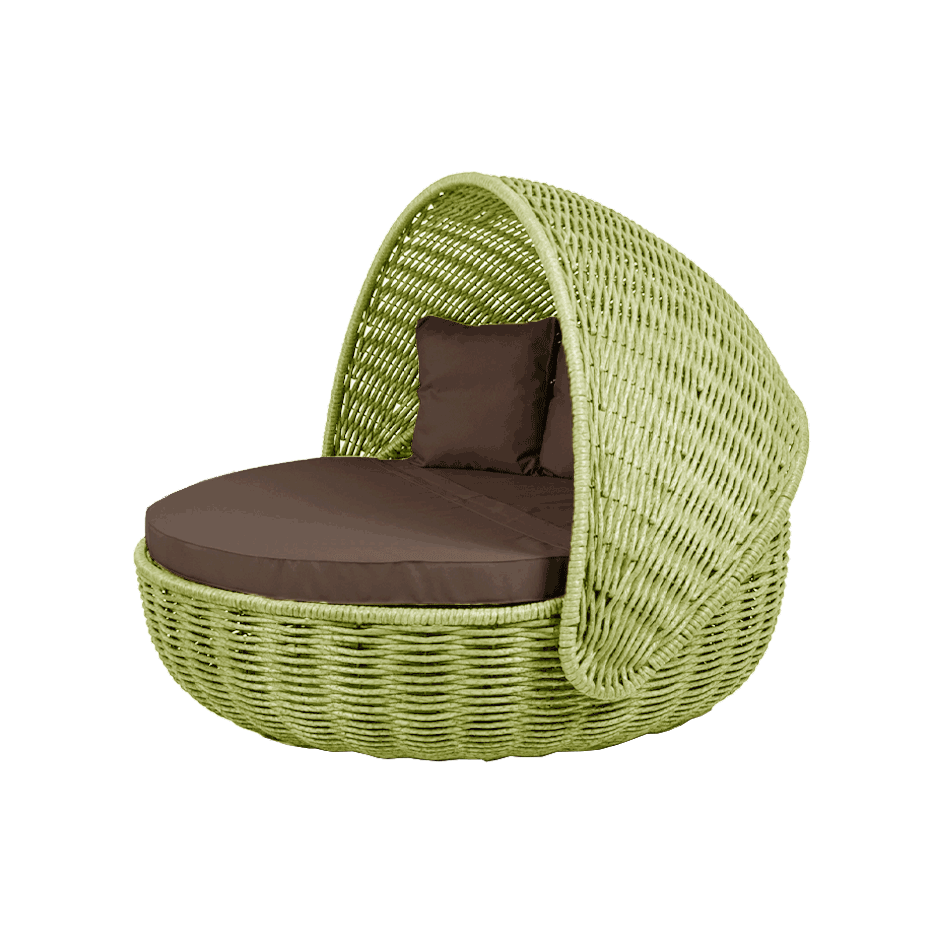 Беседка-кровать NestBed с откидным верхом DeckWOOD (салатовый)