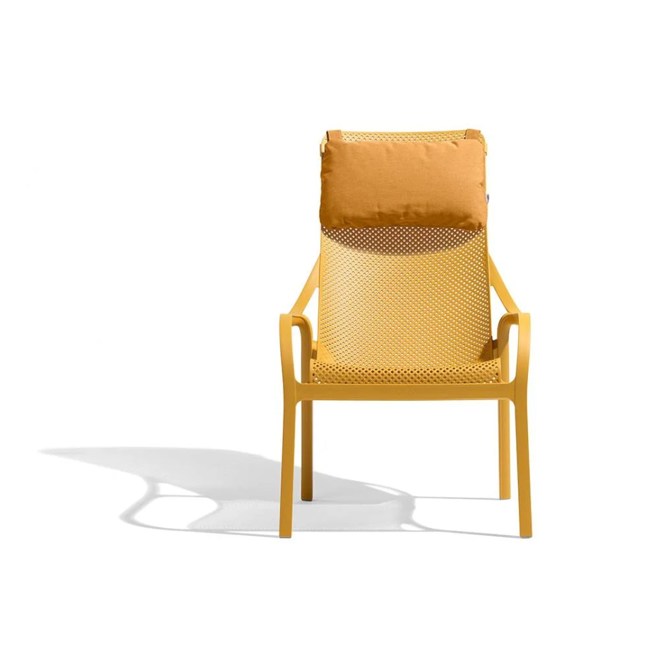 CUSCINO POGGIATESTA NET LOUNGE, подушка под голову (senape/горчица)