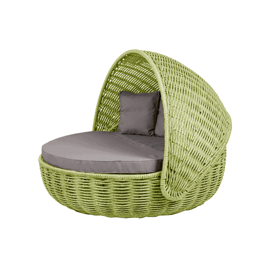 Беседка-кровать NestBed с откидным верхом DeckWOOD (салатовый)