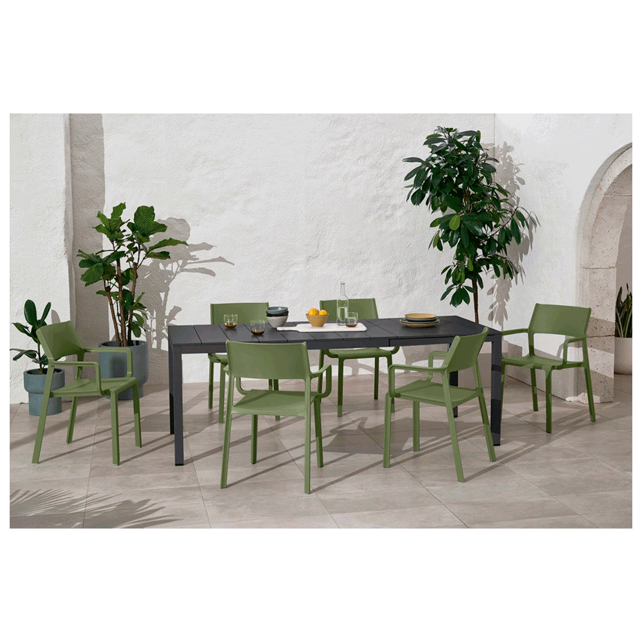 TRILL ARMCHAIR, кресло пластиковое (agave/агава)