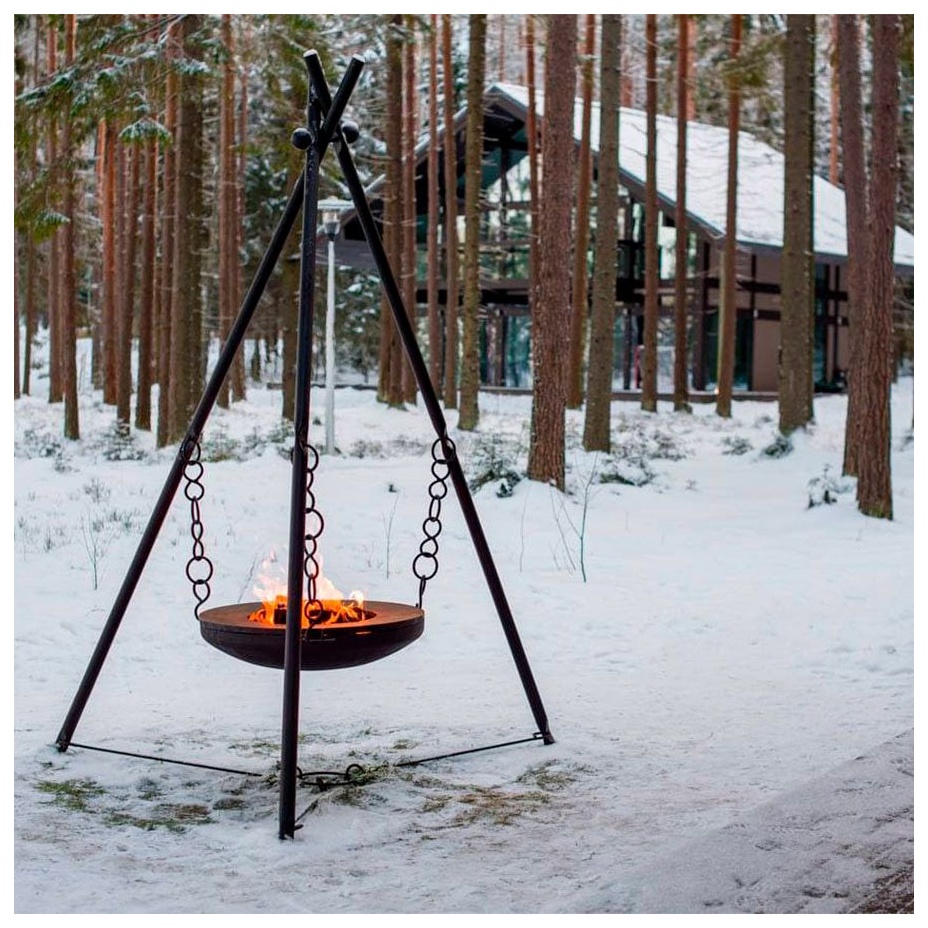 Чугунная чаша на треноге PREMIUM X-серия (100)