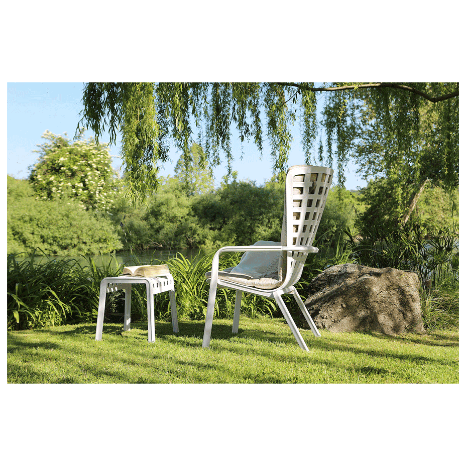 FOLIO, лаунж-кресло пластиковое (bianco/белый)