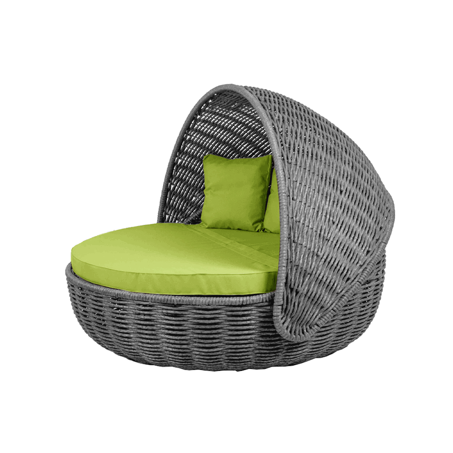 Беседка-кровать NestBed с откидным верхом DeckWOOD (серый)