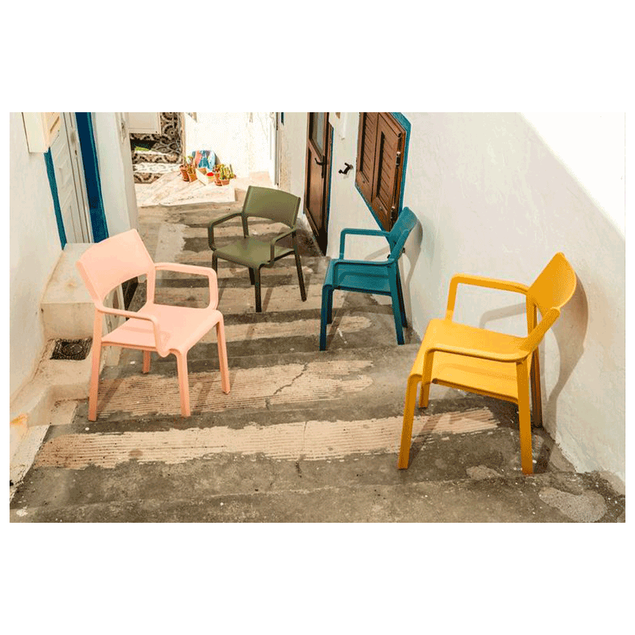 TRILL ARMCHAIR, кресло пластиковое (agave/агава)