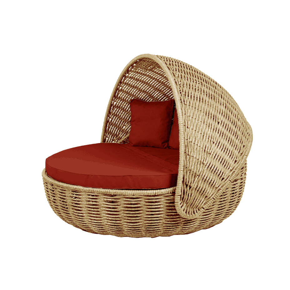 Беседка-кровать NestBed с откидным верхом DeckWOOD (песочный)