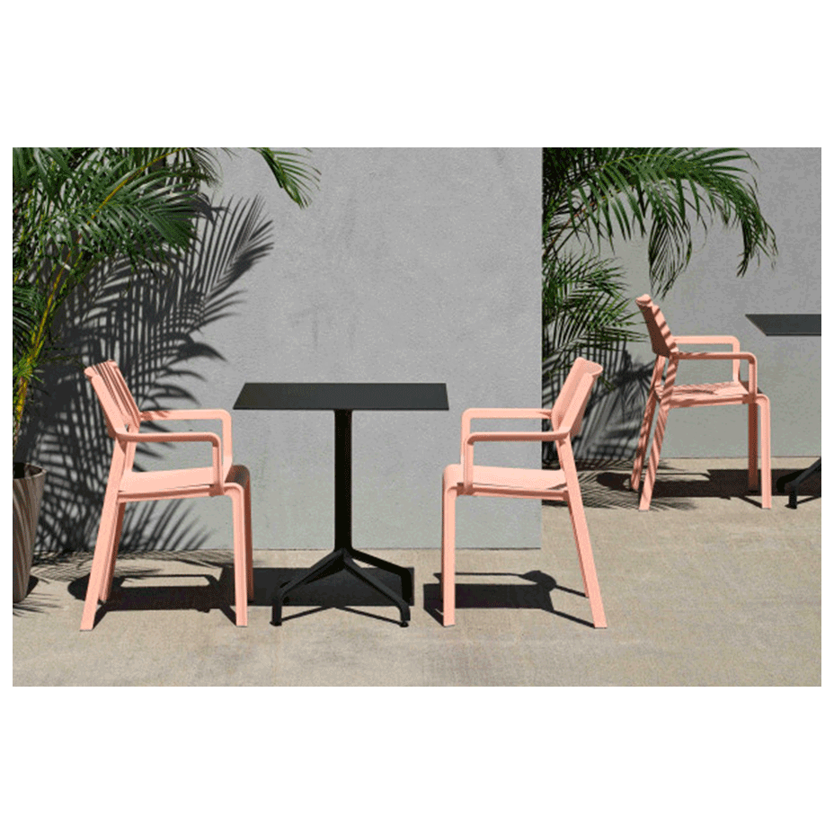 TRILL ARMCHAIR, кресло пластиковое (rosa bouquet/букет роз)