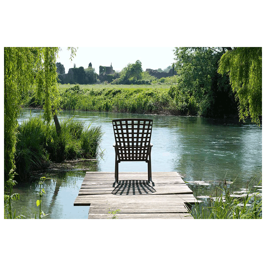 FOLIO, лаунж-кресло пластиковое (tabacco/табак)