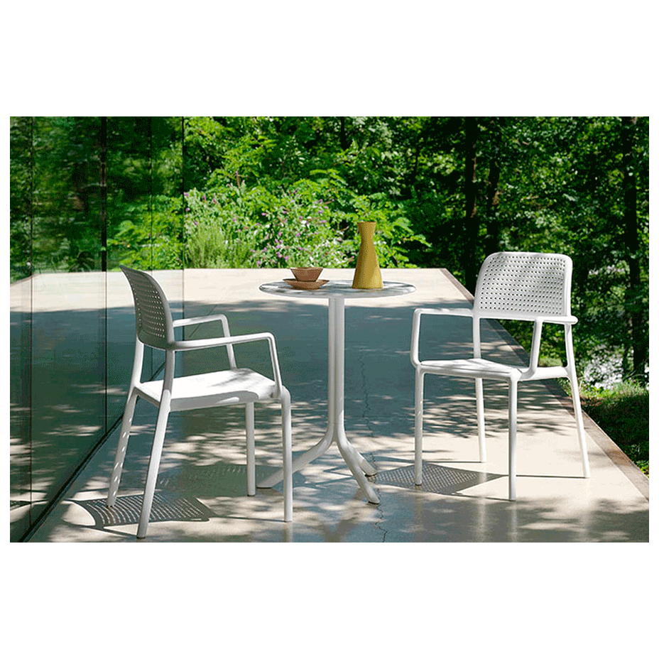 BORA, кресло пластиковое (bianco/белый)