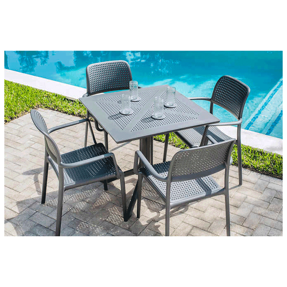 BORA, кресло пластиковое (antracite/антрацит)