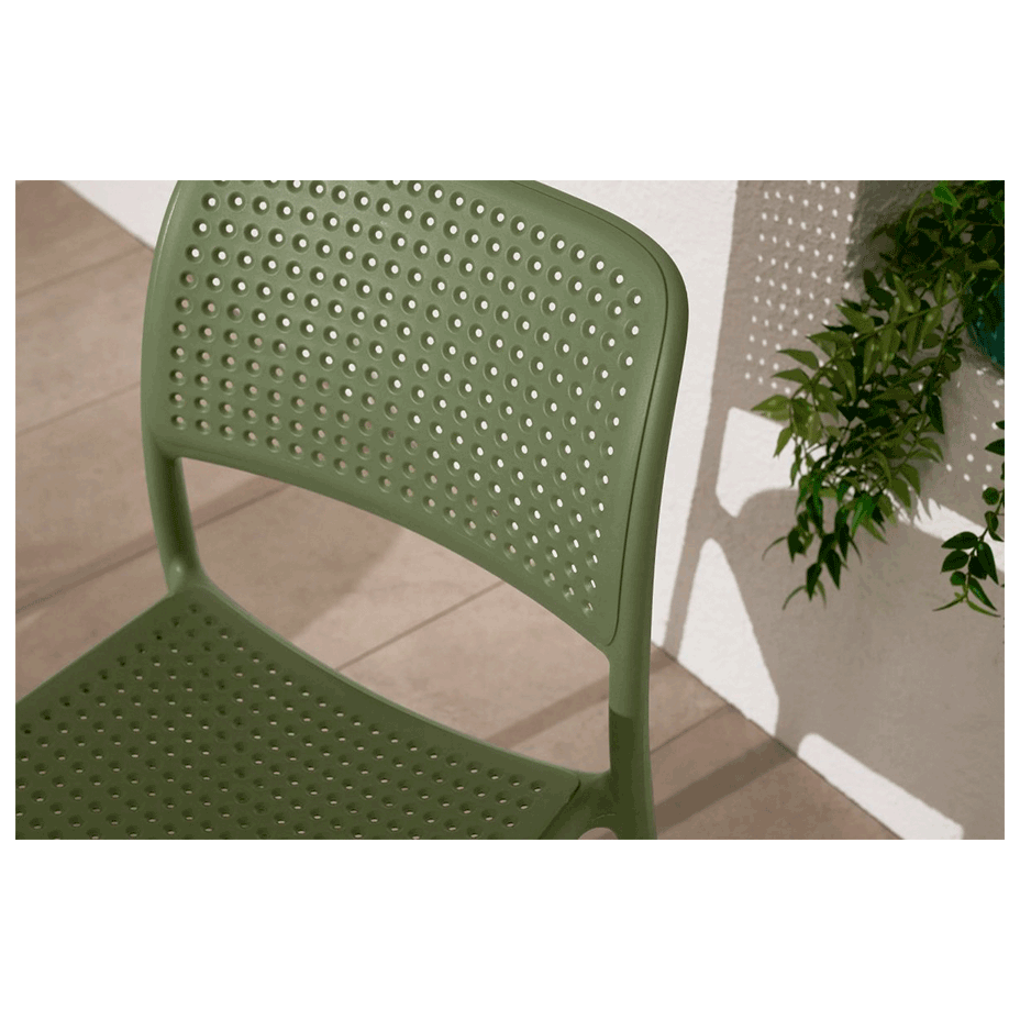 BORA BRISTOT, стул пластиковый (agave/агава)