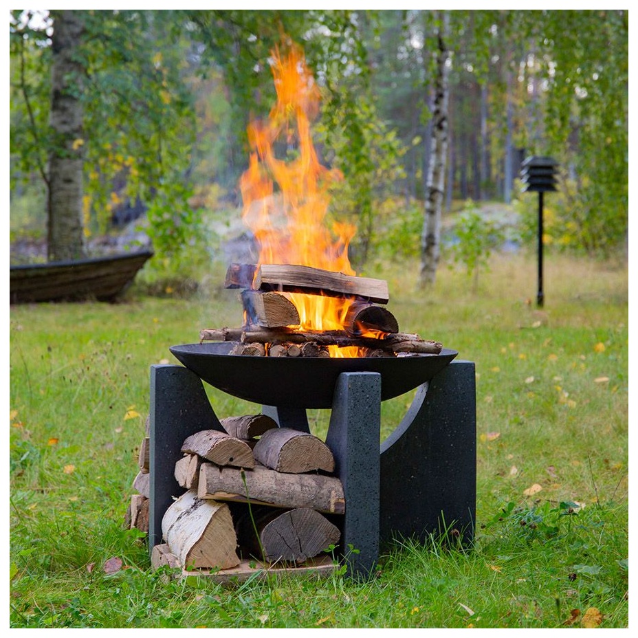 Чугунная чаша на бетонном основании PREMIUM S-серия (60)