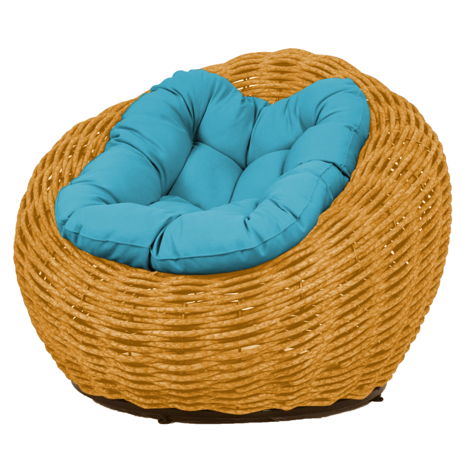 Кресло-гнездо плетеное DeckWOOD Nest (песочный)