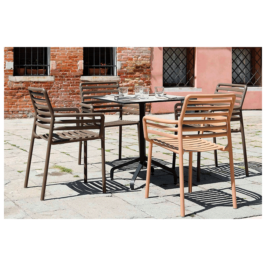 DOGA, кресло пластиковое (cappuccino/капучино)