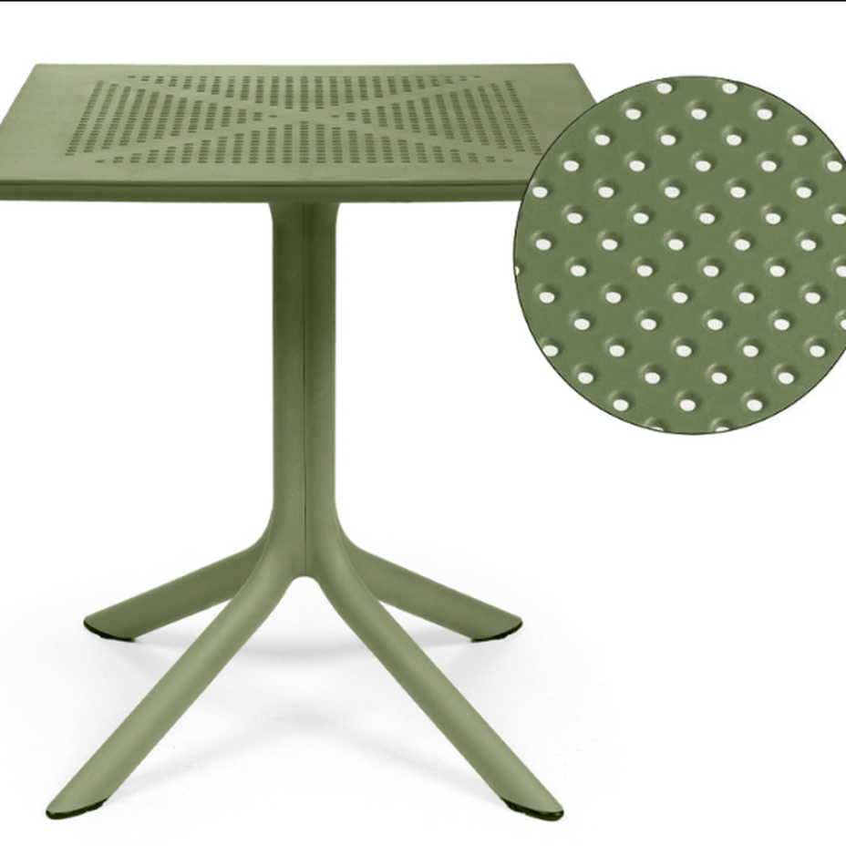 CLIP 70, стол пластиковый обеденный (agave/агава)