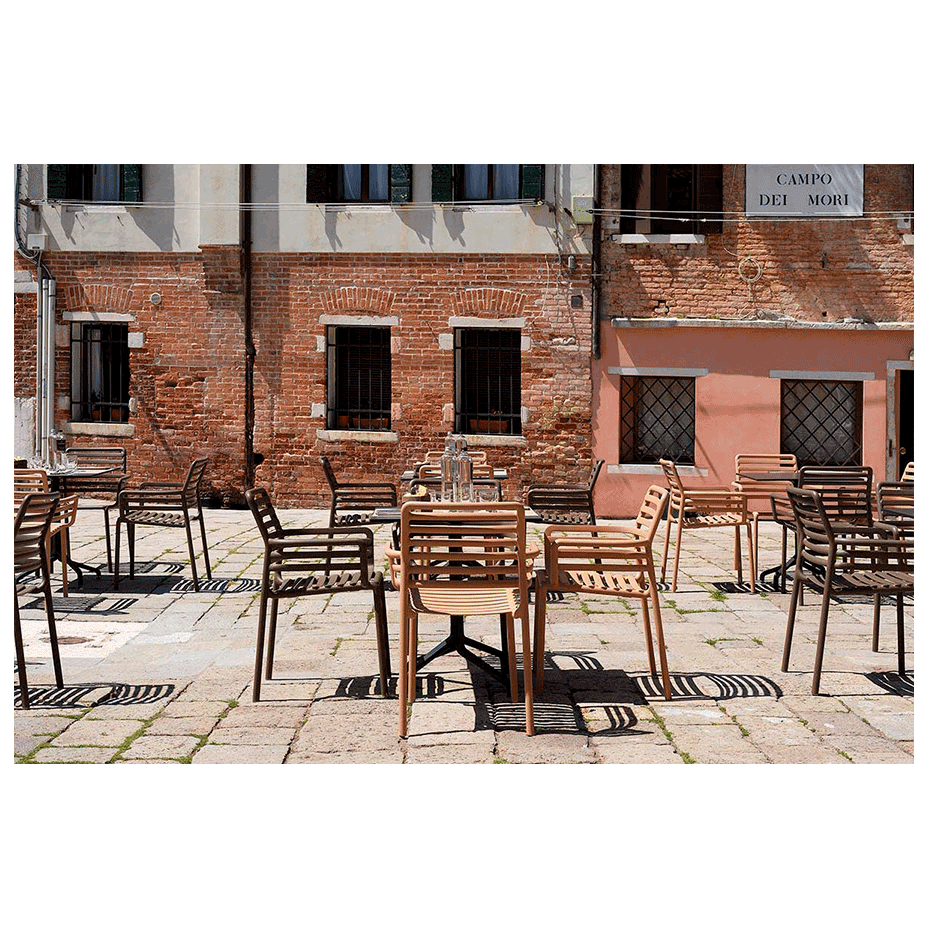 DOGA, кресло пластиковое (cappuccino/капучино)