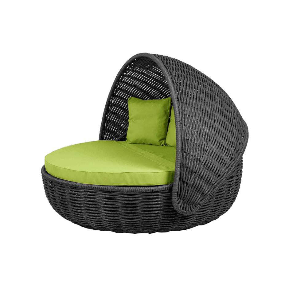 Беседка-кровать NestBed с откидным верхом DeckWOOD (черный)